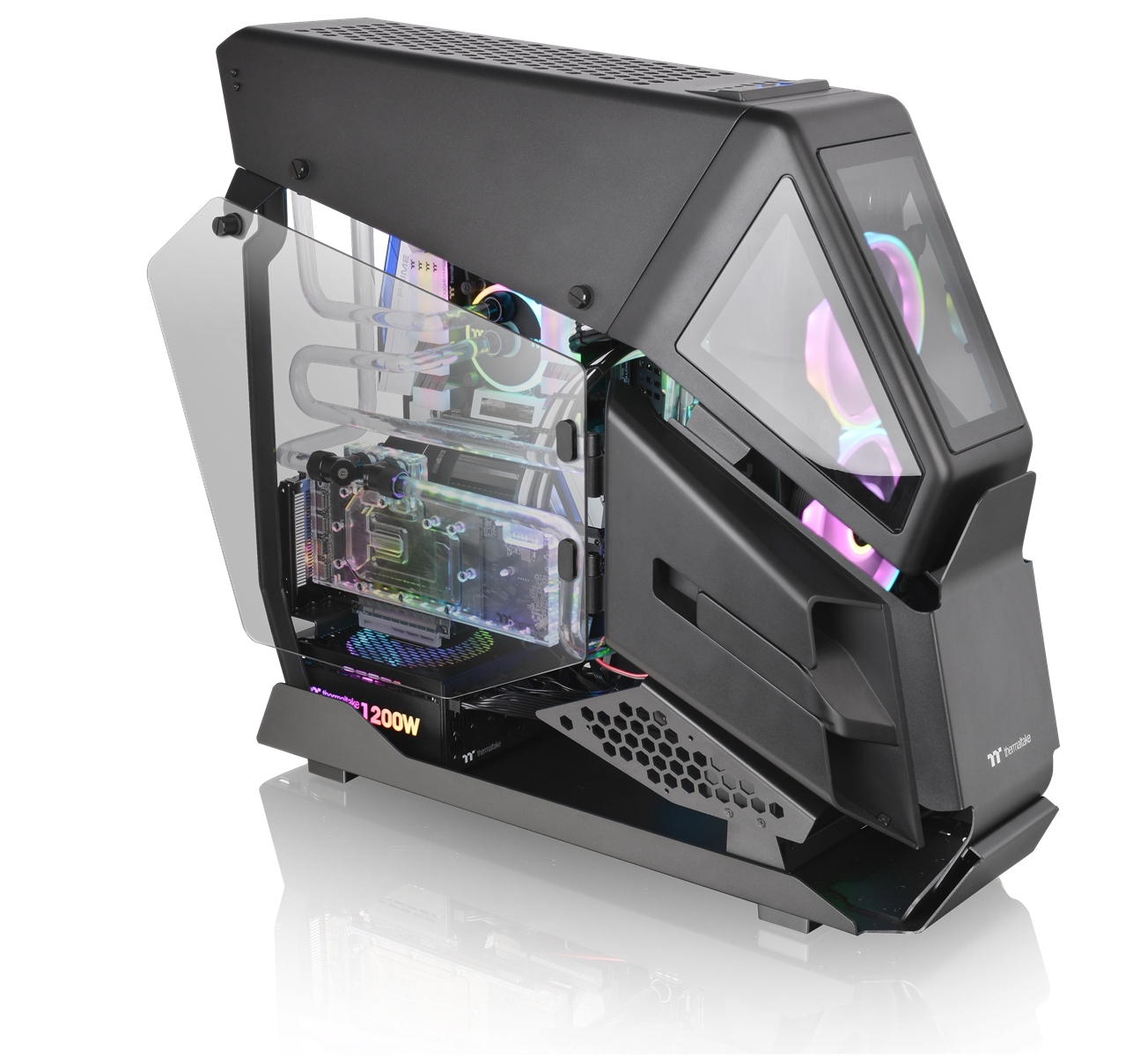 Thermaltake Unveils View 51 TG ARGB MidTower and AH T600 Open Frame Full Tower PC Cases at CES 2020